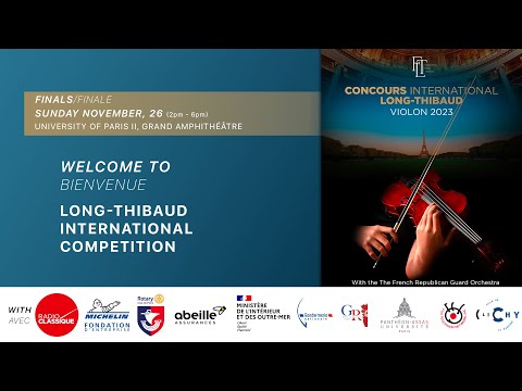Long-Thibaud international competition 2023 | Finals with the Orchestra of the Republican Guard