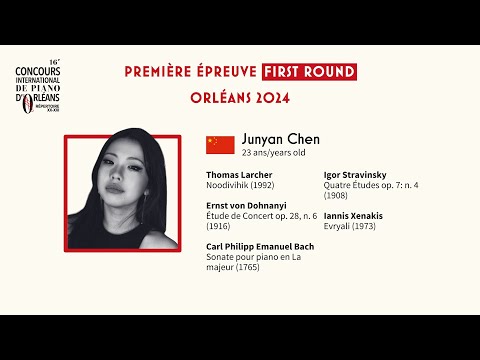 Junyan Chen - Orléans 2024 | 16e Concours international de piano d’Orléans