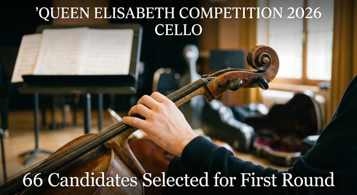 クイーン・エリザベート2026チェロ部門、第1次審査通過者66名発表——日本人2名も選出